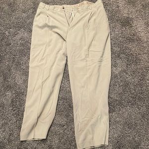 Tommy Bahama 100% Silk pants. Size 42/30. Khaki